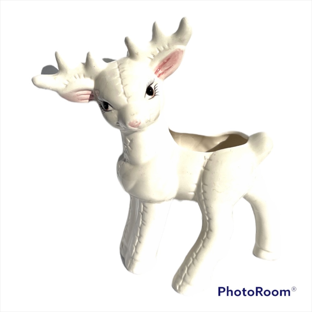 Vintage Deer Planter